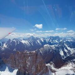 Flugwegposition um 11:52:17: Aufgenommen in der Nähe von 39030 Sexten, Autonome Provinz Bozen - Südtirol, Italien in 3675 Meter